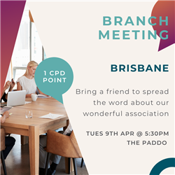 Brisbane April 2024 Branch Meeting