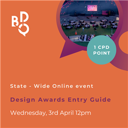 Design Awards Entry Guide - a State-wide online event